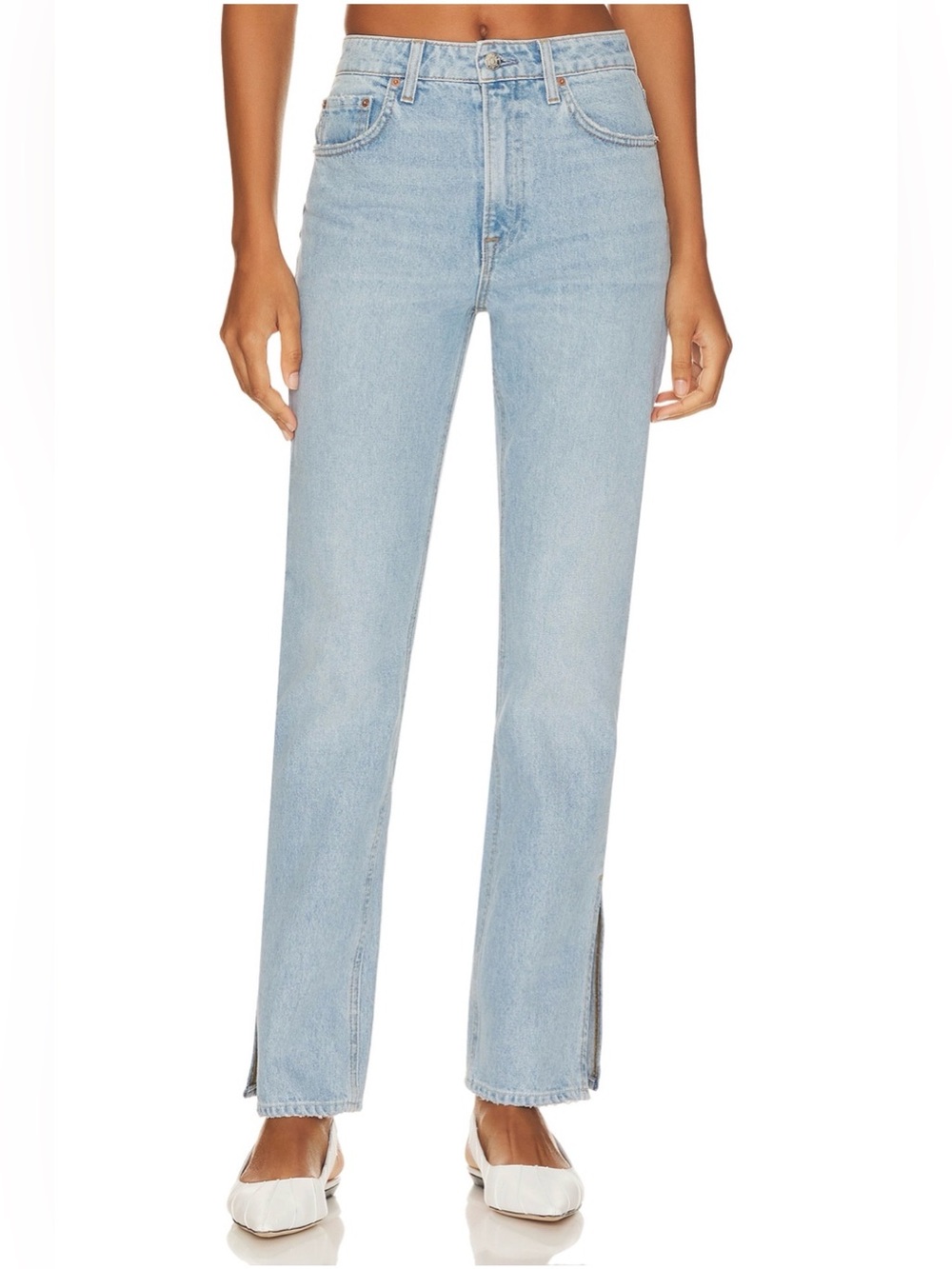 Harlow Petite High Rise Boot With Slit Hem Jeans in
Hudson Yards